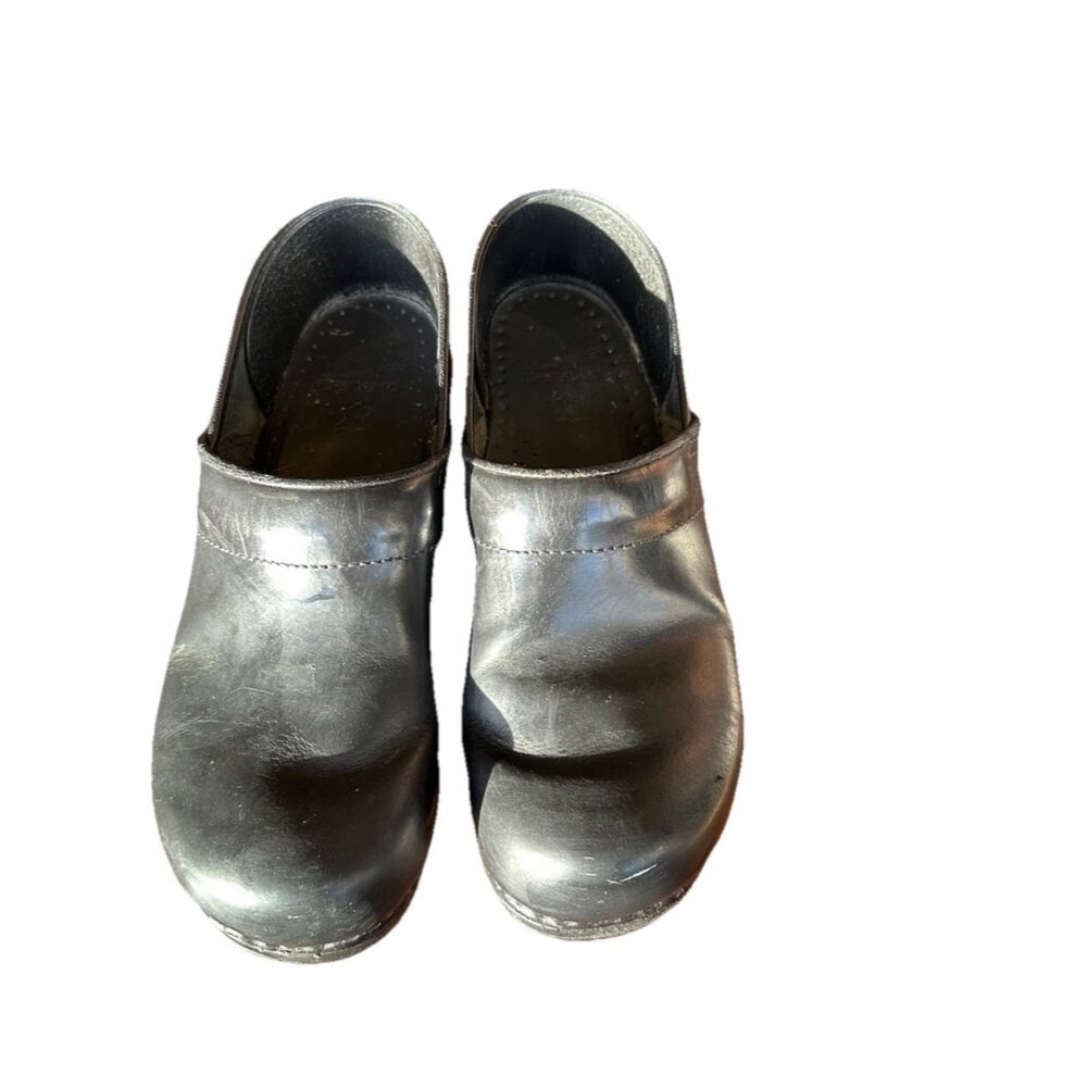 Dansko Women's Professional Black Leather Clogs Size EU 41 Comfort Workwear